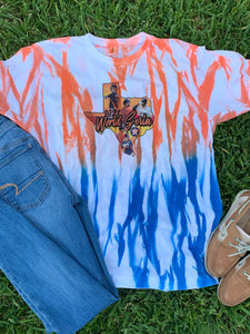 Tie dye Astros tee